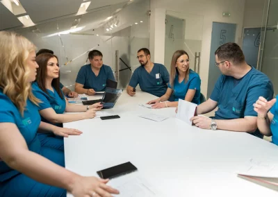 Tim stomatologa ordinacije Branko Dental Tehno na konsultacijama u Nišu